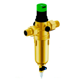 Магистральный фильтр Гейзер Бастион 7508155201 с регулятором давления для холодной и горячей воды 1/2 - Фильтры для воды - Магистральные фильтры - Магазин электрооборудования для дома ТурбоВольт